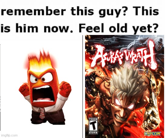 Remember Anger from Inside Out? This is him now, he now goes by Asura. Feel old yet? | image tagged in remember this guy | made w/ Imgflip meme maker