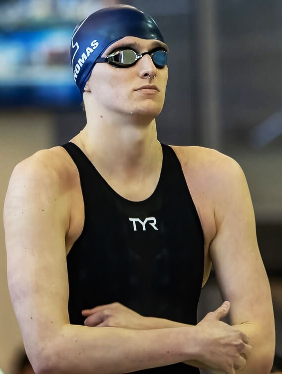 Trans swimmer Lia Thomas Blank Meme Template