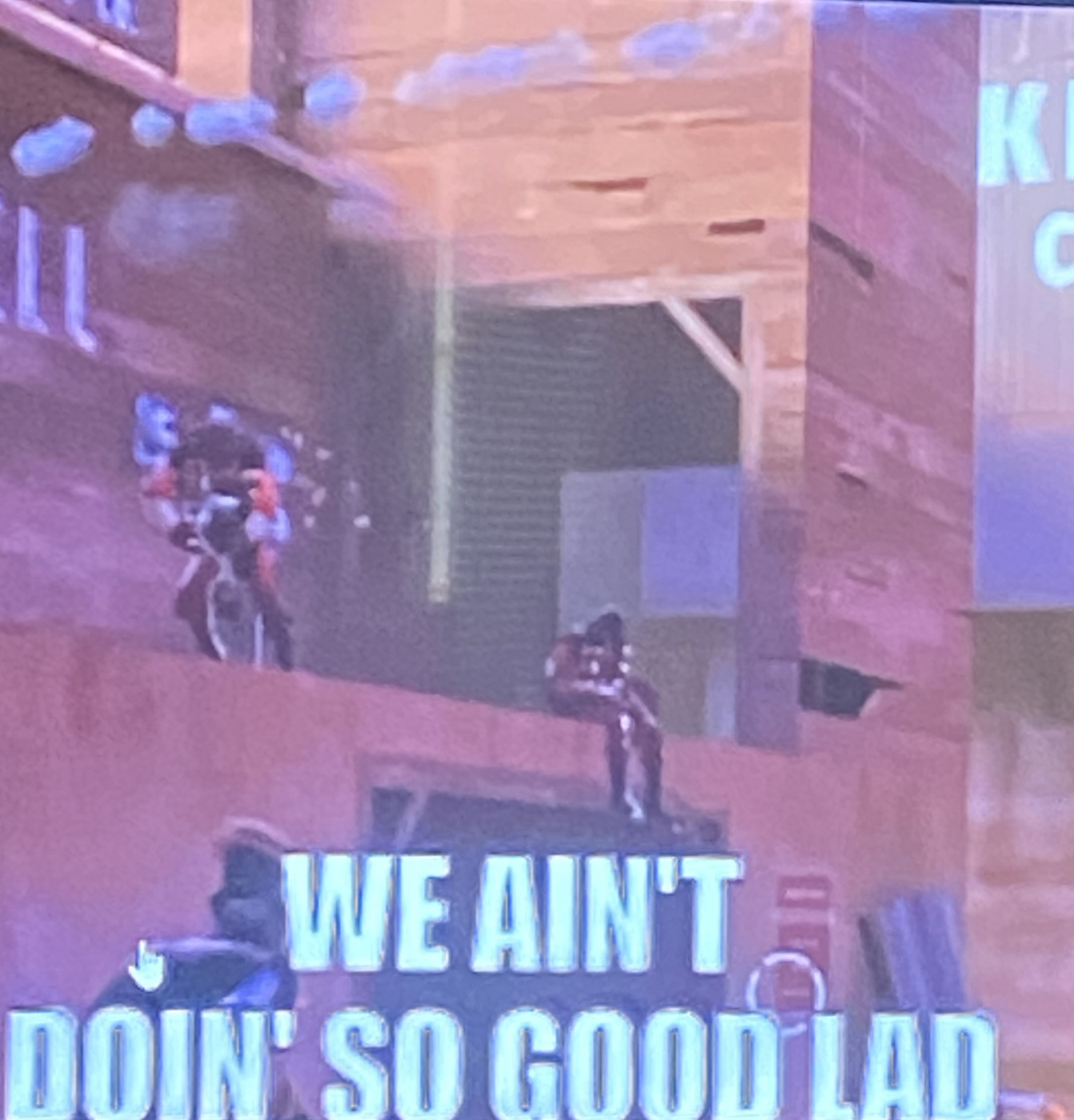 We ain’t doin’ so good lad Blank Meme Template