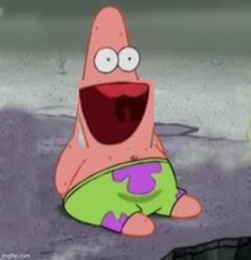 Suprised Patrick | image tagged in suprised patrick | made w/ Imgflip meme maker