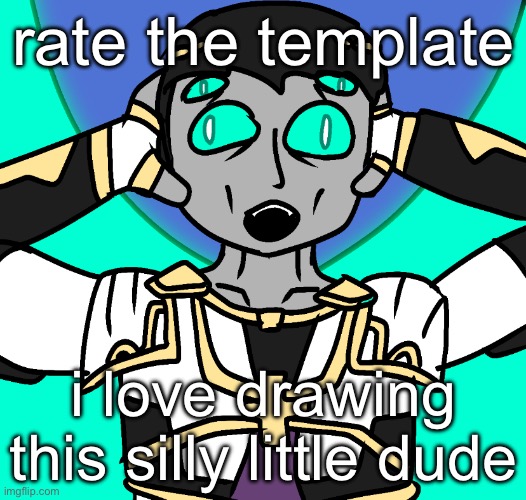 splendor shokk | rate the template; i love drawing this silly little dude | image tagged in splendor shokk | made w/ Imgflip meme maker