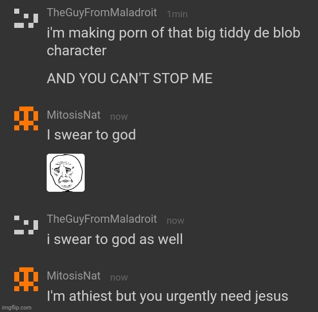 made w/ Imgflip meme maker