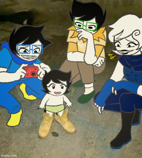 the prophesied child in hiveswap | made w/ Imgflip meme maker