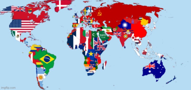 the world map when my grandpa was born | made w/ Imgflip meme maker