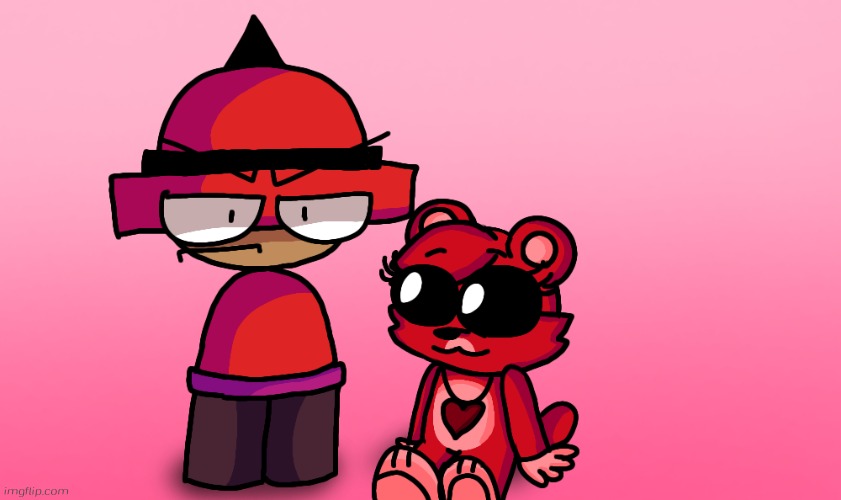My new Template | image tagged in bambox and bobby bearhug,bambox,bobby bearhug,smiling critters,poppy playtime,banbodi | made w/ Imgflip meme maker