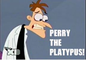 Perry the Platypus Blank Meme Template