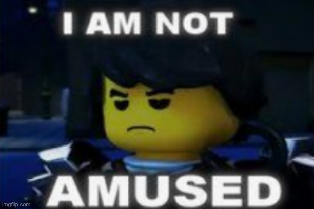 I am not amused | image tagged in i am not amused | made w/ Imgflip meme maker