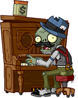 Pianist Zombie pvz2 Blank Meme Template