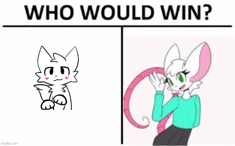 Who Would Win? Meme | image tagged in memes,who would win,boykisser,reggie,reggie's room,furry | made w/ Imgflip meme maker