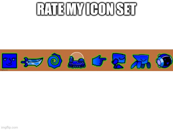 :) | RATE MY ICON SET | made w/ Imgflip meme maker