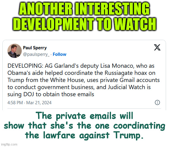 Their crimes will eventually be exposed. | ANOTHER INTERESTING DEVELOPMENT TO WATCH; The private emails will show that she's the one coordinating the lawfare against Trump. | image tagged in this is the deep state criminals | made w/ Imgflip meme maker