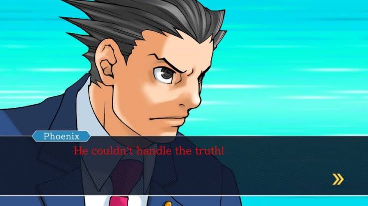 High Quality Phoenix wright the truth Blank Meme Template