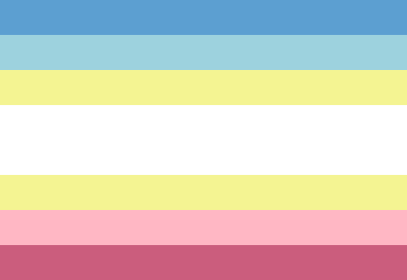 Minor Attracted Person Pride Flag Blank Meme Template