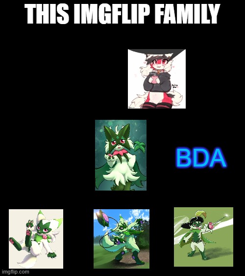 per request of doggie | THIS IMGFLIP FAMILY; BDA | image tagged in frost | made w/ Imgflip meme maker