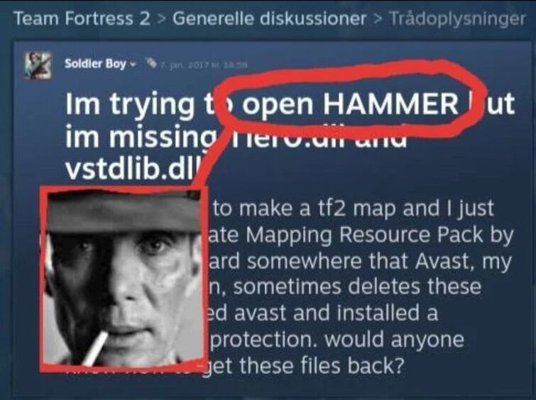 High Quality Open HAMMER Blank Meme Template