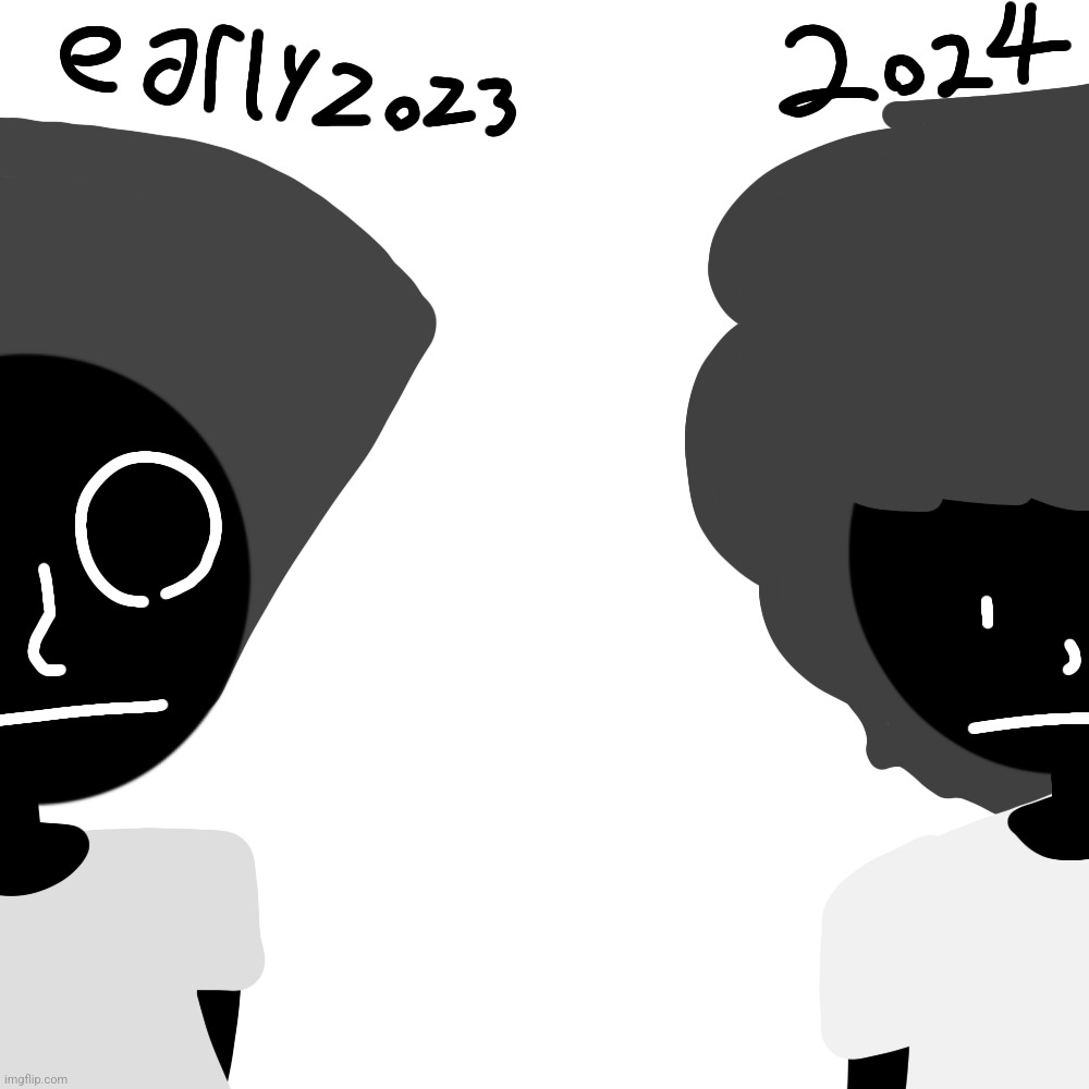 Ben early 2023 vs 2024 | made w/ Imgflip meme maker
