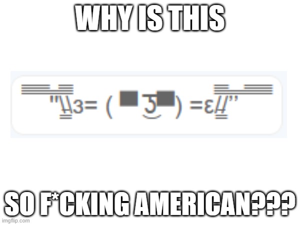 WHYYYYYYYYYYYYYYYYYYYYYYY | WHY IS THIS; SO F*CKING AMERICAN??? | image tagged in why,america | made w/ Imgflip meme maker