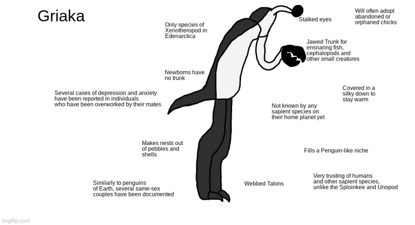 SMALL FISH SPOTTED GAYLIEN PENGUIN GO | made w/ Imgflip meme maker