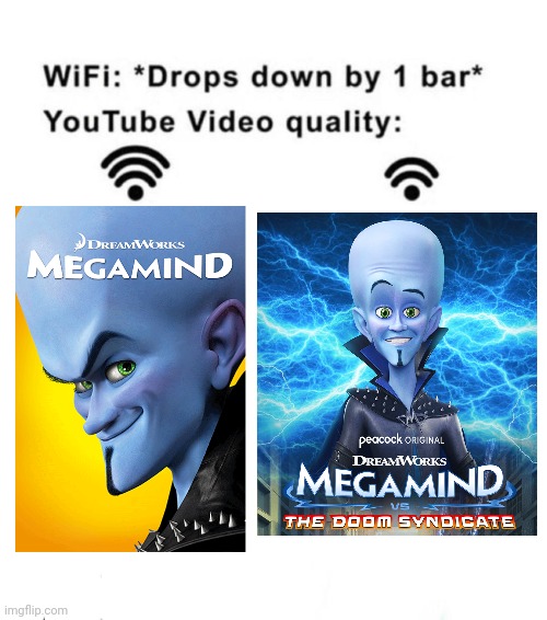 The Button of Doom was the true Megamind sequel | image tagged in memes,funny,wifi drops,megamind | made w/ Imgflip meme maker