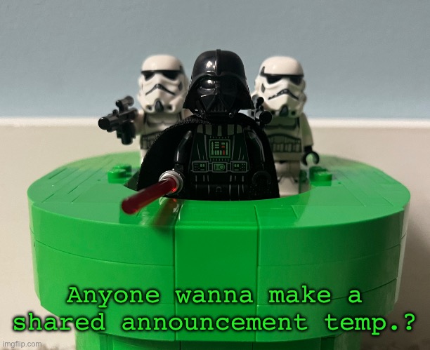 Super Vader bros | Anyone wanna make a shared announcement temp.? | image tagged in super vader bros | made w/ Imgflip meme maker