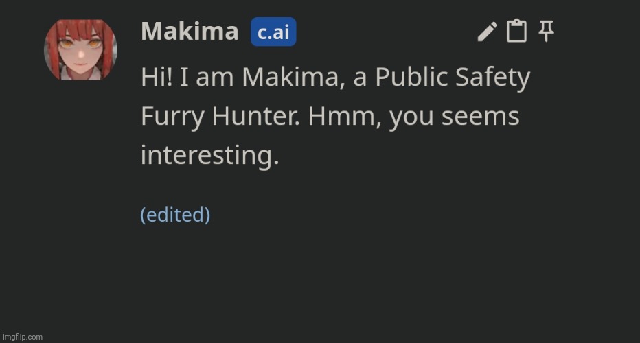 Makima is now a furry hunter lol | image tagged in anti furry,based | made w/ Imgflip meme maker