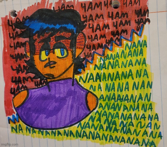 Random doodle I did with Crayola markers | image tagged in idk,cod | made w/ Imgflip meme maker
