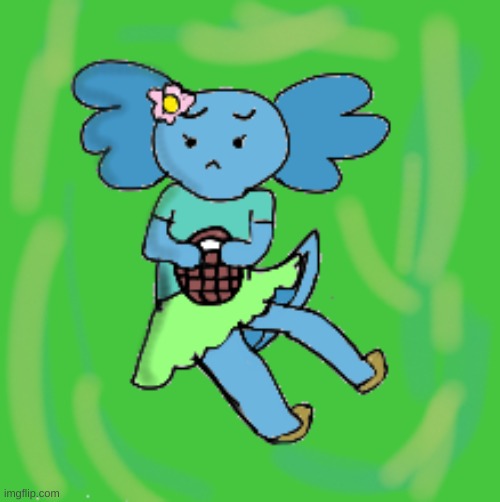 Spring axolotl | image tagged in drawing,axolotl | made w/ Imgflip meme maker
