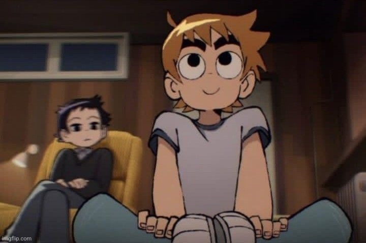 image tagged in scott pilgrim waits | made w/ Imgflip meme maker