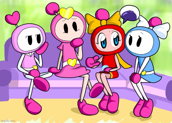 Bombergirls (Art by Ballisticfury) | made w/ Imgflip meme maker