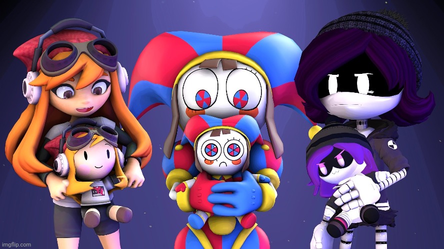 Characters and their own plushies (SFM Poster by Duz1771) | made w/ Imgflip meme maker