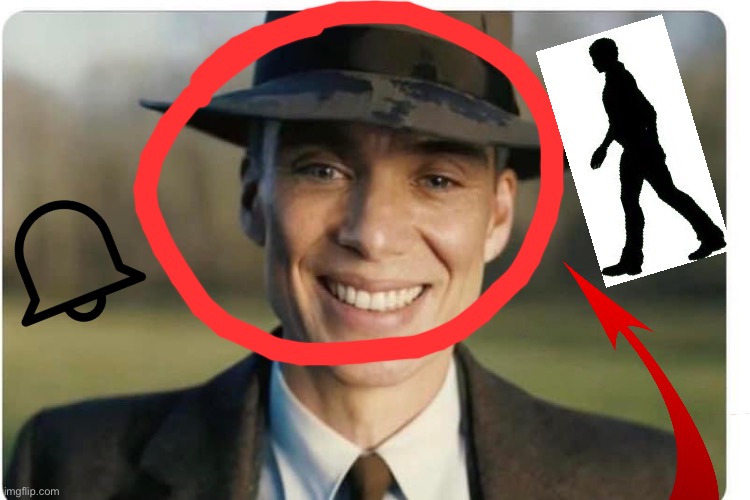 Happy oppenheimer | image tagged in happy oppenheimer | made w/ Imgflip meme maker