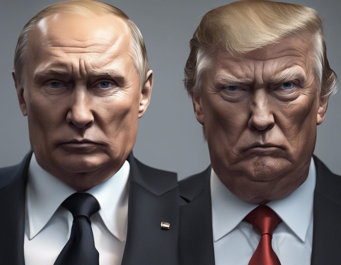 America's Two Great Enemies - Putin and Trump Blank Meme Template