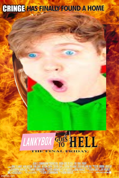 Lankybox goes to hell | CRINGE | made w/ Imgflip meme maker