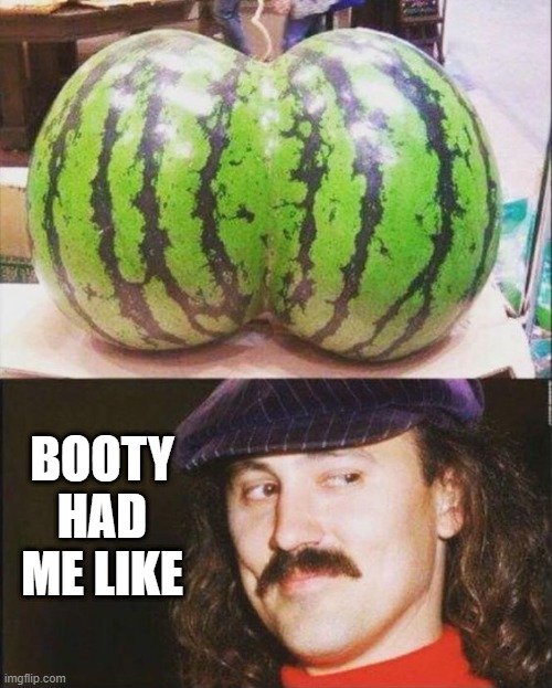 Booty Had Me Like | BOOTY HAD ME LIKE | image tagged in sex jokes | made w/ Imgflip meme maker