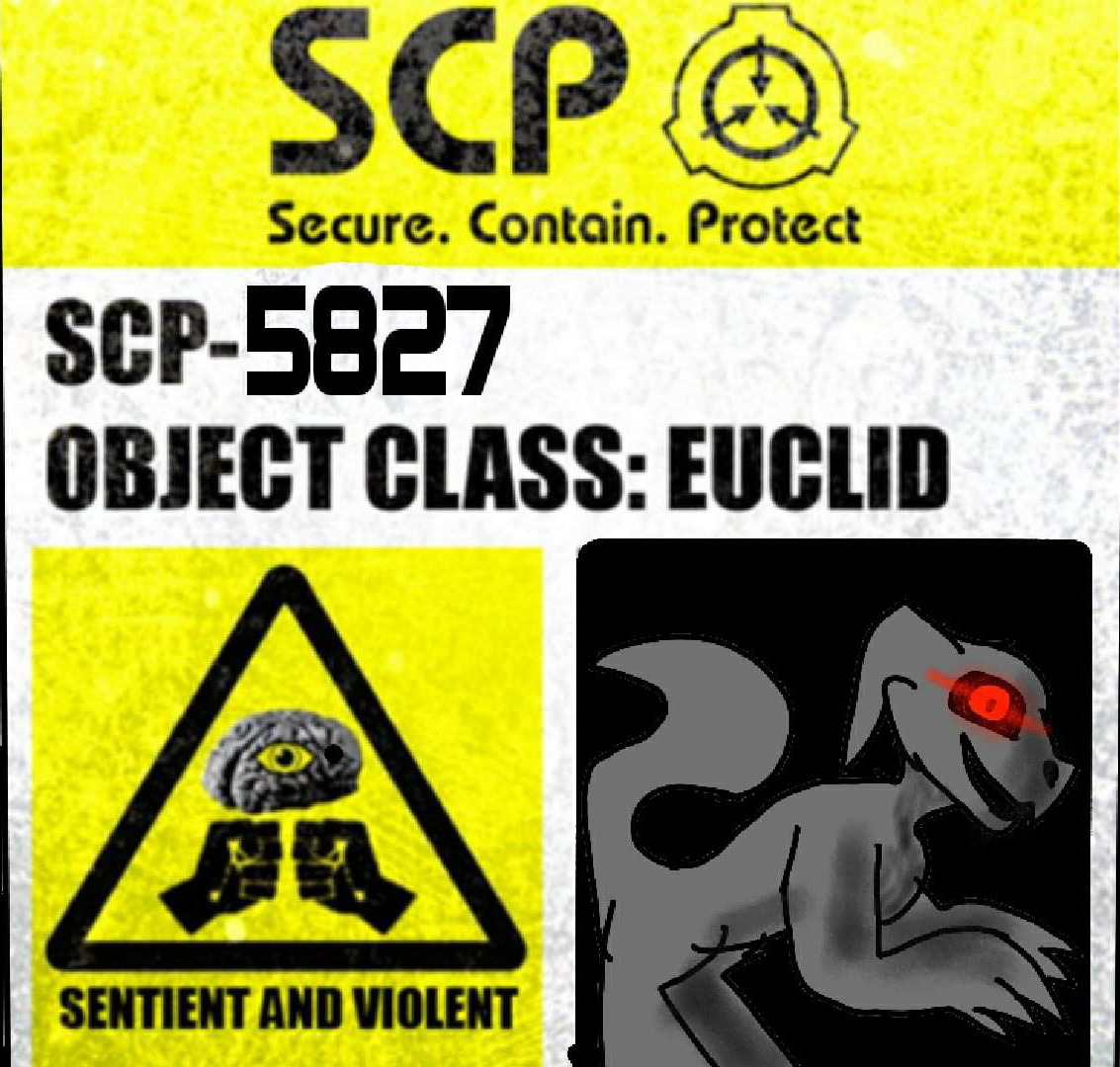 SCP-5827 Sign Blank Template - Imgflip