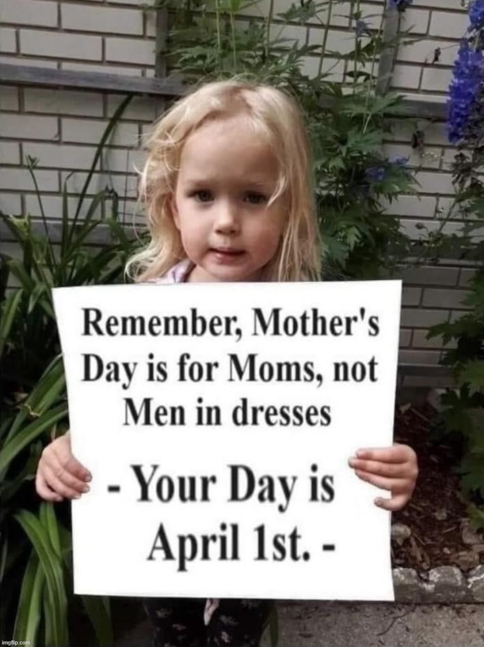Transgenders have a penis. Girls have a Vagina. | image tagged in mother's day,mothers day,happy mother's day,boys have a penis,girls have a vagina,tired of hearing about transgenders | made w/ Imgflip meme maker