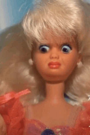 High Quality Disgusted Barbie Blank Meme Template
