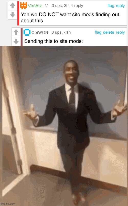 image tagged in smiling black guy in suit | made w/ Imgflip meme maker