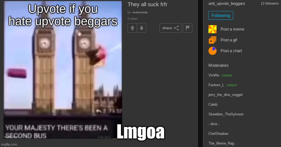 How tf did it get featured?! anyways everyone upvote it | Lmgoa | made w/ Imgflip meme maker
