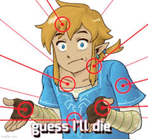 Link Guess I'll Die | image tagged in link guess i'll die | made w/ Imgflip meme maker