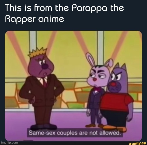 This from parappa the rapper anime | made w/ Imgflip meme maker