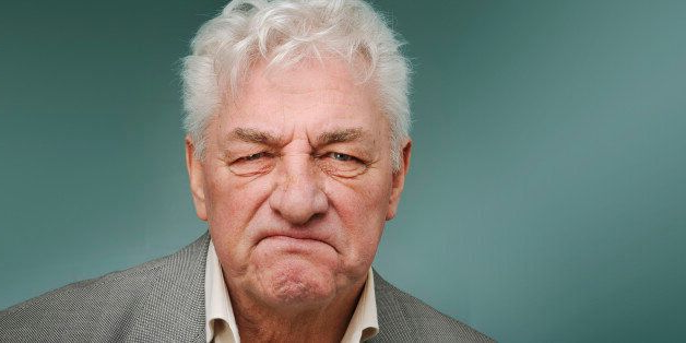High Quality Angry Old Man Blank Meme Template