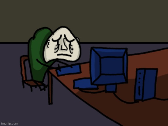 Why does it look like a cyanide & happiness dude | made w/ Imgflip meme maker