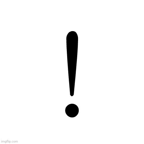 Transparent Letter Square [Fix] | ! | image tagged in transparent letter square fix | made w/ Imgflip meme maker
