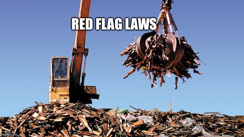 Gun buy back | RED FLAG LAWS | image tagged in gun buy back | made w/ Imgflip meme maker