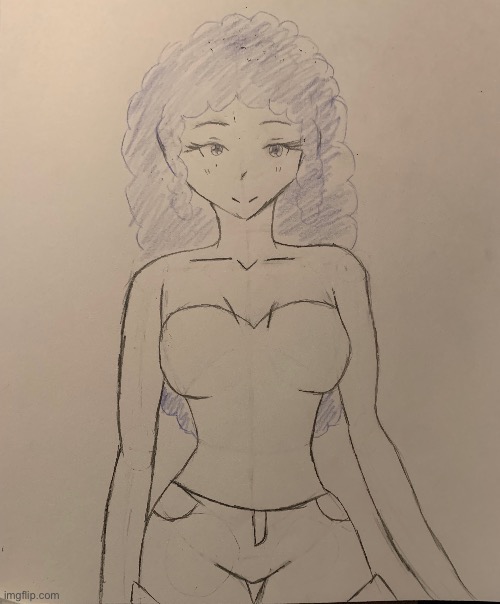 I drew Blu Venus cause I was bored | made w/ Imgflip meme maker