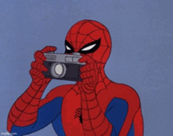 60's Spider-Man Camera | image tagged in 60's spider-man camera | made w/ Imgflip meme maker