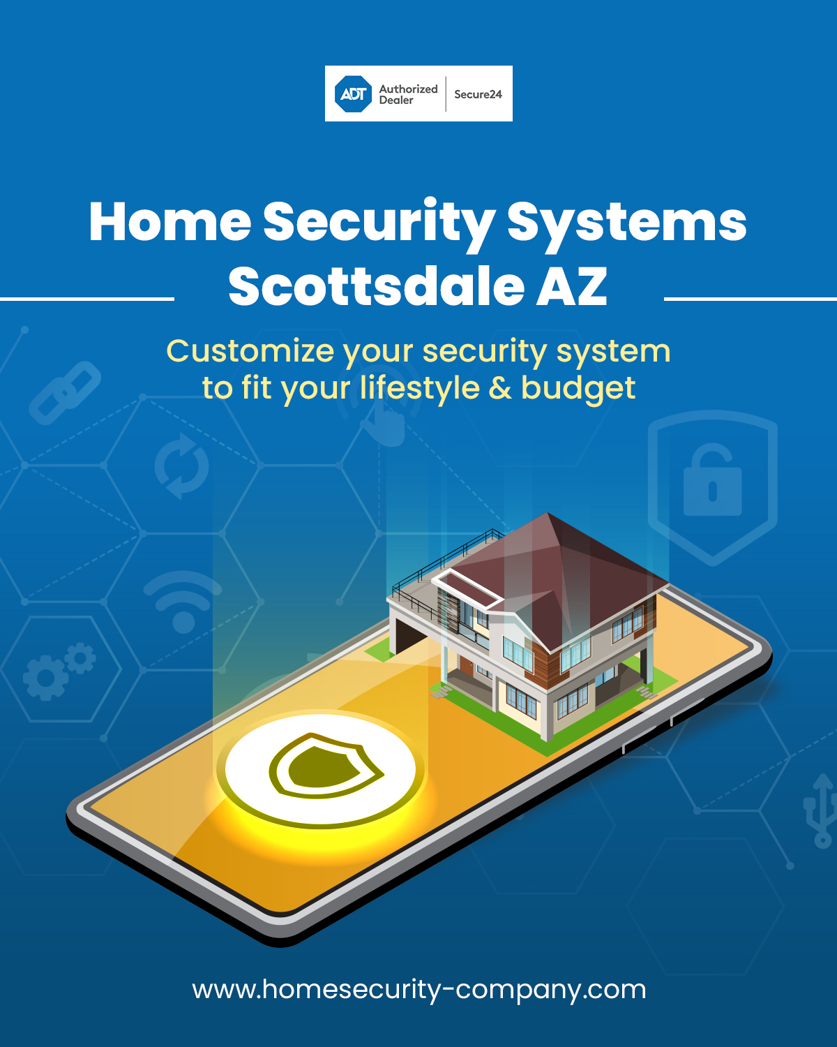 Advanced Smart Home Security Systems In Scottsdale AZ | Home Sec Blank Meme Template