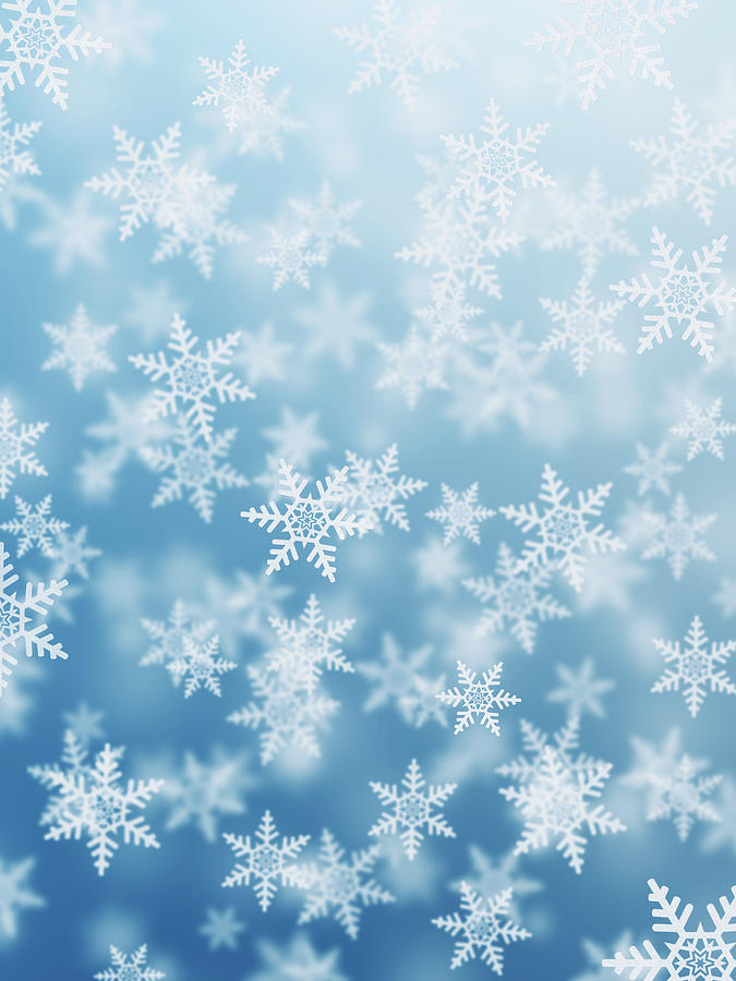 High Quality Snowflake background Blank Meme Template
