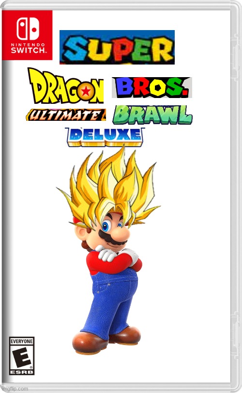 Do you want me to make more of these? | image tagged in nintendo switch,mario,dragon ball z,super saiyan | made w/ Imgflip meme maker